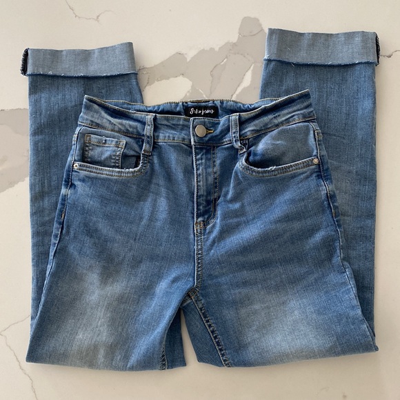 Suko High-Rise, 5 Pocket, Cuffed, Crop Jeans - Picture 7 of 11